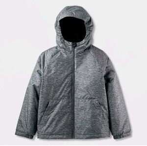 All In Motion Kids' Solid 3-In-1 Jacket  Gray